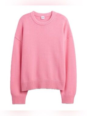 GAP Pink Crewneck Sweater XL 100% cotton 18 20